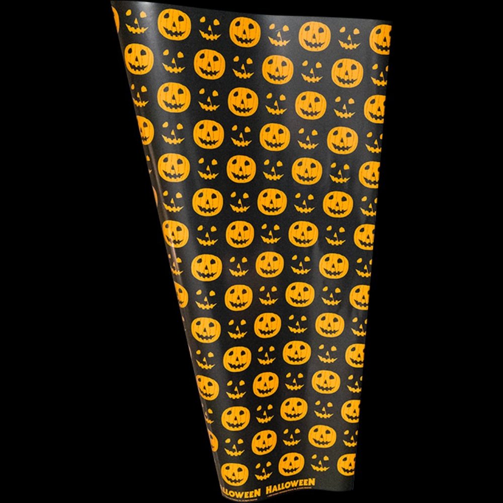 TRICK OR TREAT MYERS HALLOWEEN 1978 PUMPKIN HORROR MOVIE GIFT WRAPPING PAPER